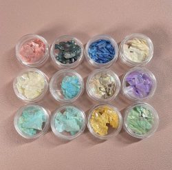 SEA SHELL Nail Art Set of 12- WowBao Nails