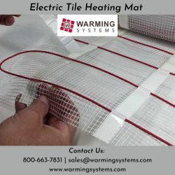 Electric Tile Heating Mat – Warming Systems