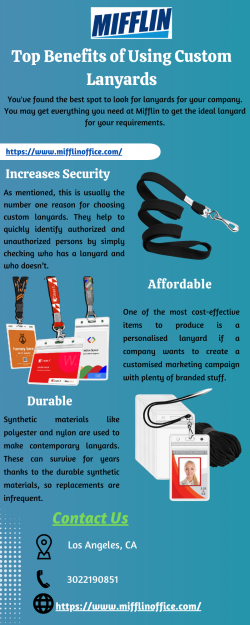 Top Benefits of Using Custom Lanyards