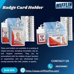 A Badge Card Holder is an Essential Accessory For Easy Identification