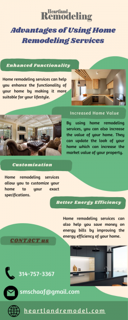 Advantages of Using Home Remodeling Services