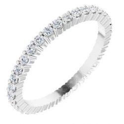 Timeless Design Women’s Eternity band with Diamond