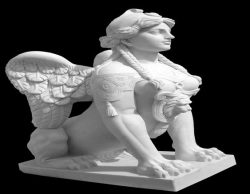 Sphinx sculpture