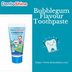 Bubblegum Flavour Toothpaste | Dento Shine