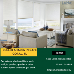 Buy Stylish Roller Shades in Cape Coral, FL