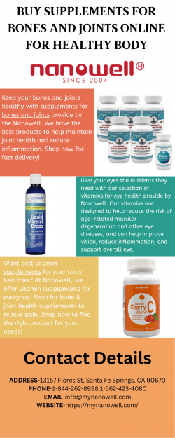 Get The Best Supplements For Bones And Joints Healthy