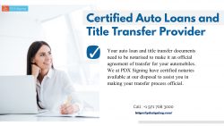 Auto Loans and Title Transfer