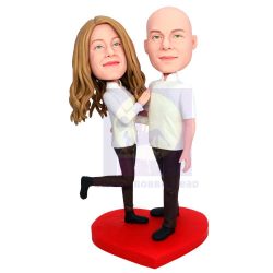 Chef Couple In Chef Uniform Custom Figure Bobbleheads