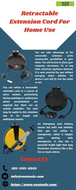 Convenient Retractable Extension Cord For Your Home