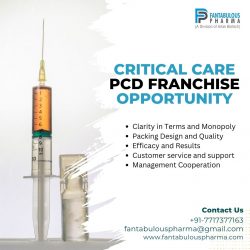 PCD Pharma Franchise for Critical Care Range