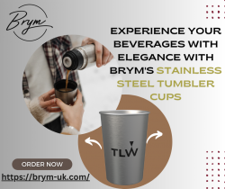 Hot or Cold, Anytime: The Best Insulated Stainless Steel Tumbler Cups at Brym UK