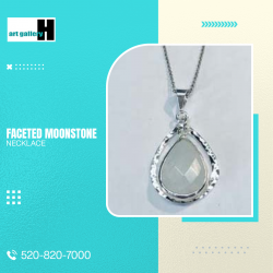 Faceted Moonstone Necklace