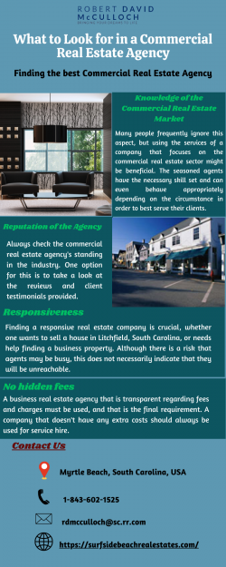 Find the Best Commercial Real Estate Agency In South Carolina