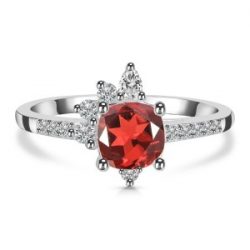 Silver Garnet Jewellery Online for Women