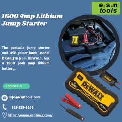 Get Your Vehicle Started With A 1600 Amp Lithium Jump Starter