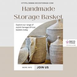 Add Style and Functionality to Your Space with Handmade Storage Baskets