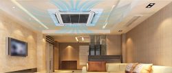 Look Hitachi Cassette AC Ceiling Design Online