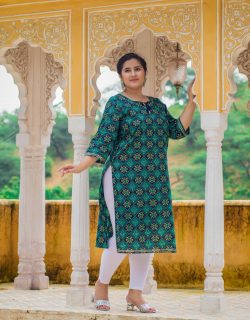 Buy Plus Size Cotton Kurtis Online at Best Price