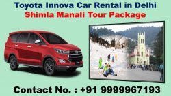 Innova Car for Shimla Manali Tour