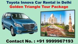 Innova car for Golden Triangle Tour