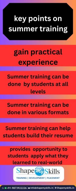 best summer training in Noida