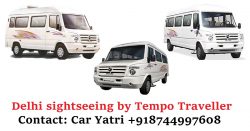 Tempo Traveller for Delhi sightseeing