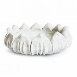 White marble bowl