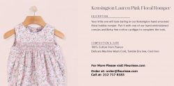 Kensington Lauren Pink Floral Romper