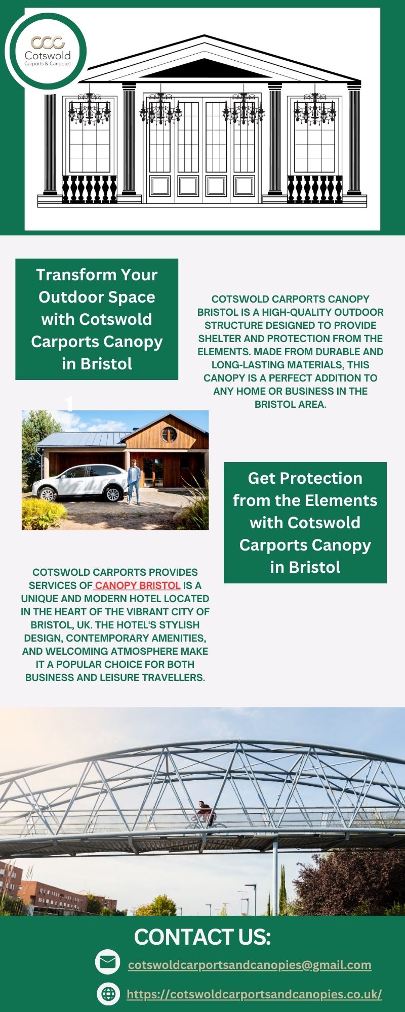Upgrade your Home’s Curb Appeal with a Cotswold Carport Canopy in Bristol