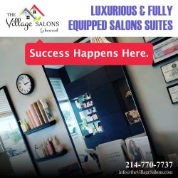 Salon Studio for Rent Dallas- The Village Salons