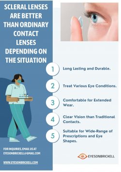 Scleral Lenses are Better than Ordinary Contact Lenses Depending on the Situation