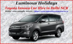 Innova Crysta on Rent in Delhi