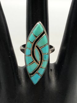 Vintage Turquoise and Claw Ring