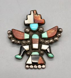 Vintage Inlay Knifewing Pin