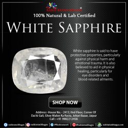 Buy Safed Pukhraj Gemstone online at Best price