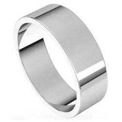 Stunning Design Flat Men’s Wedding Band