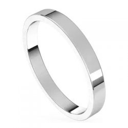 Elegant Design Flat Men’s Wedding Band