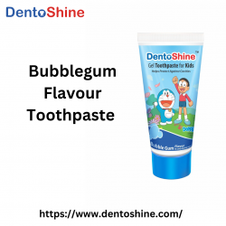 Bubblegum Flavour Toothpaste | Dento Shine