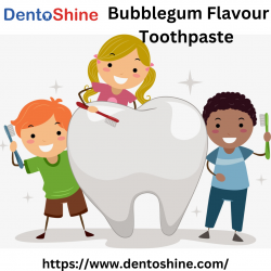 Bubblegum Flavour Toothpaste | Dento Shine