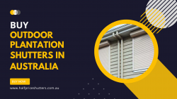 Buy Outdoor Plantation Shutters in Australia