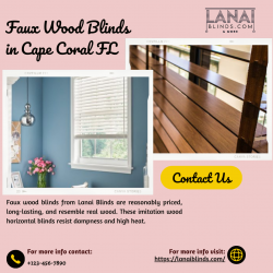 Buy Stylish & Affordable Faux Wood Blinds in Cape Coral, FL