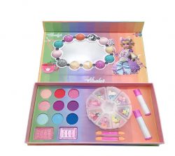 Meirui Children Makeup Cosmetics Set Little Girls Makeup Gift Sets Kids Makeup Kit