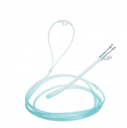 What are the benefits of using a disposable nasal cannula for oxygen therapy?