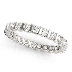 Round Diamond Eternity band for Women