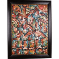 Shop Zulu Tribe Framed Art ~39.4″ Tall | African paintings | African Angel Art