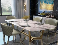 marble dining table