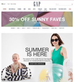 GAP Promo Code- Get 30% OFF On Summer Styles