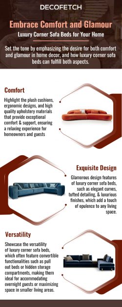 Comfort and Elegance: Luxury Corner Sofa Beds