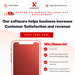 Best on demand food delivery app development – Mindnotix