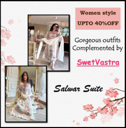 Buy Designer Salwar Suit Online At SwetVastra